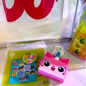 🌻5/$30🌻 🆕 McDonald Toy x 2 Lego Movie Happy Meal Toy UniKitty #7